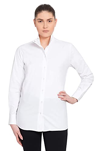 TuffRider Women's White Show Shirt, Size 32