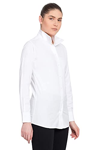 TuffRider Women's White Show Shirt, Size 32