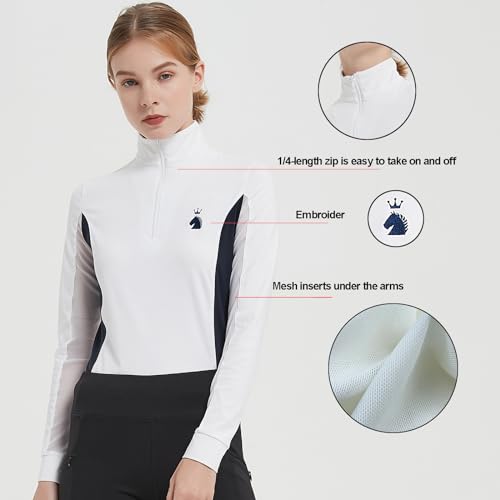 HR Farm Women's Ice Feel Quick Dry Rider Shirt