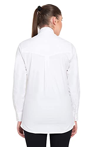 TuffRider Women's White Show Shirt, Size 32