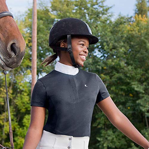 Women's HORZE Blaire Short Sleeve Equestrian Show Shirt