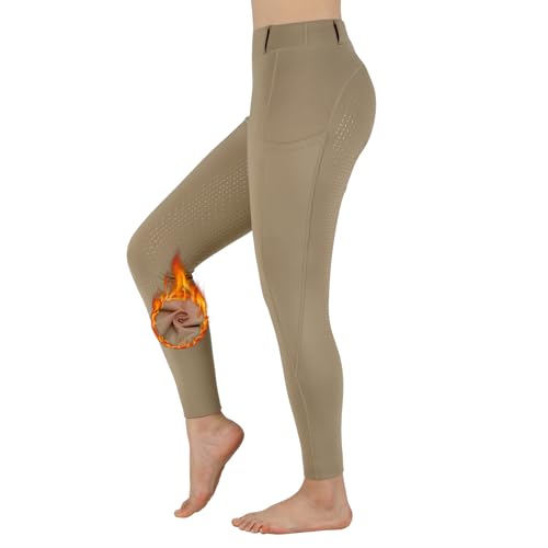 Women's Winter Equestrian Breeches with Fleece Lining