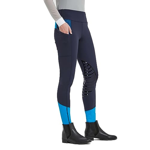 HR Farm Women's Silicone Schooling Tights Equestrian Breeches