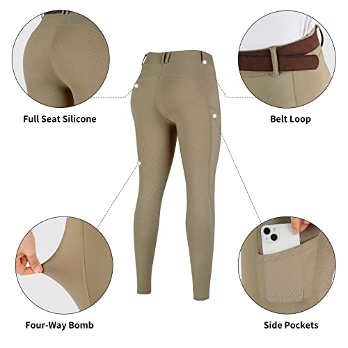 Women's Winter Equestrian Breeches with Fleece Lining