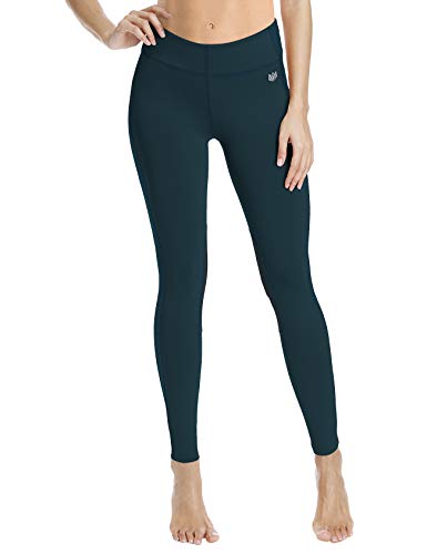 Women's Riding Tights with Knee Patches, Blue Large
