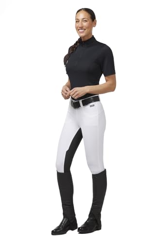 Kerrits White GripTek II Full Seat Breeches, Size S