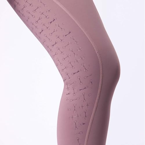 Harrison Howard Women's High Waisted Equestrian Breeches Plum