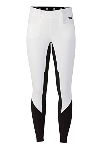 Kerrits White GripTek II Full Seat Breeches, Size S