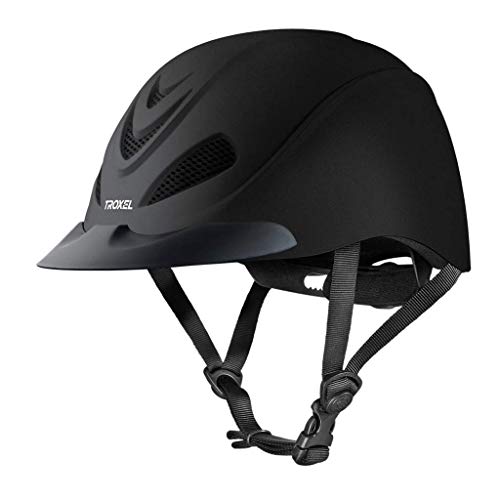 Black Duratec Helmet for Horse Riding by Troxel
