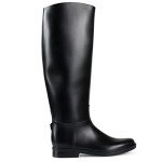 Horze Chester Black Rubber Horse Riding Tall Boots