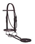Hunter Bridle by Suffolk for Horse-R, Brown