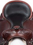 Premium Tooled GAITED Western Leather Horse Saddle (17")