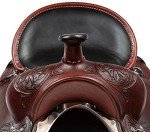 Premium Tooled GAITED Western Leather Horse Saddle (17")
