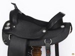 Black 16" Flex Tree Western Horse Saddle Trail & Pleasure
