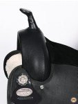 Black 16" Flex Tree Western Horse Saddle Trail & Pleasure