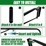 Wall-mounted Horse Wash Attachment - Prevents Tangles and Trampling