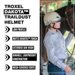 Troxel Dakota Traildust Helmet in Traildust M Color