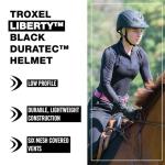 Troxel Liberty Horse Riding Helmet, Black XL