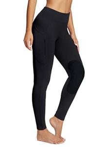 BALEAF Women's Winter Horse Riding Fleece Breeches Black