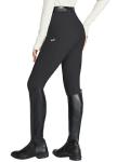Willit Women's Knee Patch Riding Breeches, Black M
