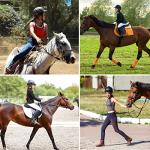 Beroy Kids Equestrian Breeches with Knee-Patches and Pockets