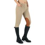 Beroy Kids Equestrian Breeches with Knee-Patches and Pockets