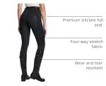 BALEAF Women's Full Seat Riding Breeches in Black
