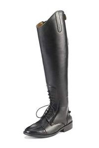Equistar Women's Black Synthetic Field Riding Boot, 7.5