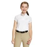 Ariat Youth White Vent Show Shirt Horse Riding