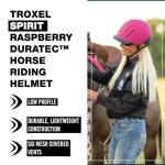 Troxel Spirit Raspberry Duratec Helmet - Size Small