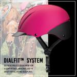 Troxel Spirit Raspberry Duratec Helmet - Size Small