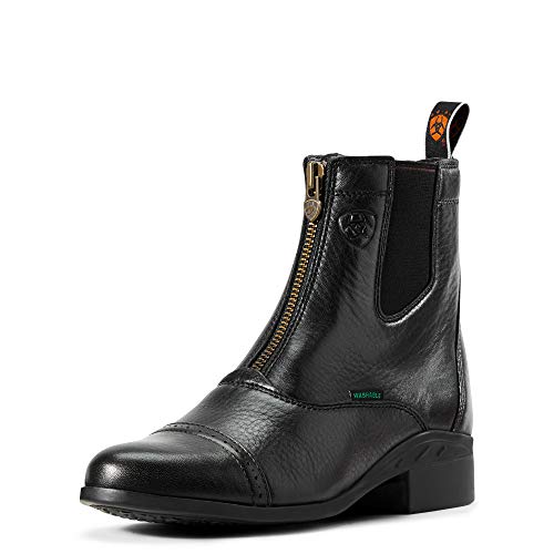 Ariat Womens Black Heritage Breeze Zip Paddock Boot