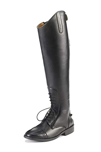 Equistar Women's Black Synthetic Field Riding Boot, 7.5