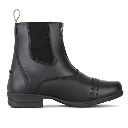 Women & Kids Faux Leather Paddock Boots - Black
