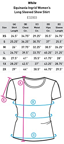 Equinavia Ingrid Womens Equestrian Show Shirt - White