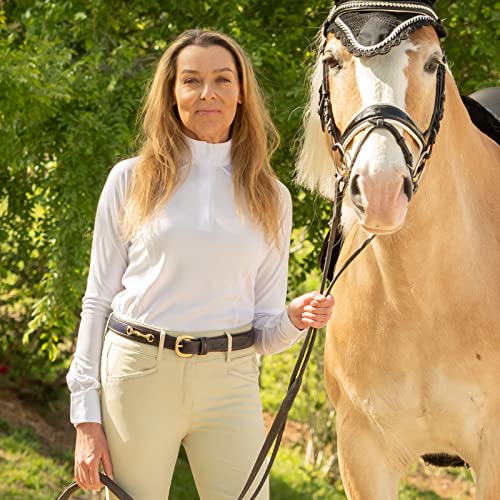 Equinavia Ingrid Womens Equestrian Show Shirt - White