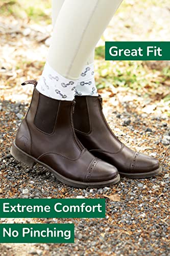 Dover Saddlery Riding Sport Ladies' Paddock Boots, Size 7-1/2