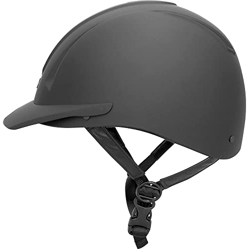 IRH Equi Pro Matte Black Riding Helmet, Medium/Large