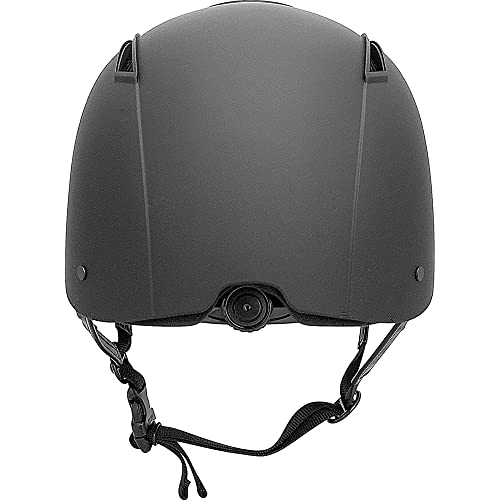 IRH Equi Pro Matte Black Riding Helmet, Medium/Large