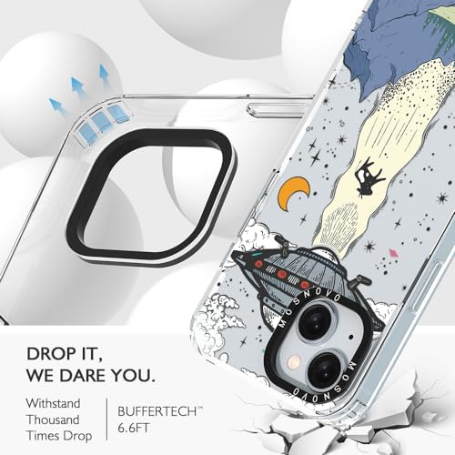 MOSNOVO UFO Designed iPhone 15 Plus Case