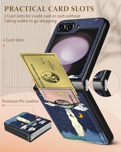 Alien UFO Designer Wallet Case for Samsung Galaxy Z Flip 5