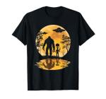 Extraterrestrial Alien Bigfoot UFO Moon T-Shirt Men Women