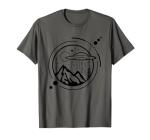 Area 51 UFO Graphic Tee: Minimalist Line Art
