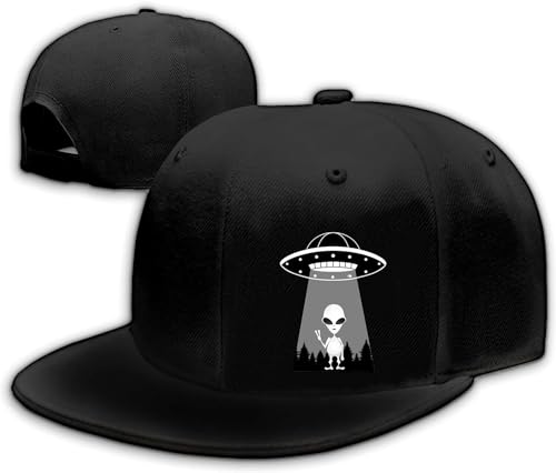 UFO Aliens Snapback Hat - Funny Graphic Design