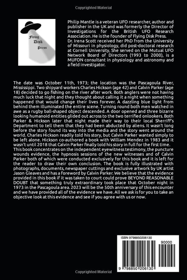 The Pascagoula Alien Abduction: Unquestionable Evidence