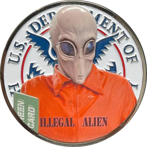 UFO BL14-009 Intergalactic Challenge Coin: Alien Patrol