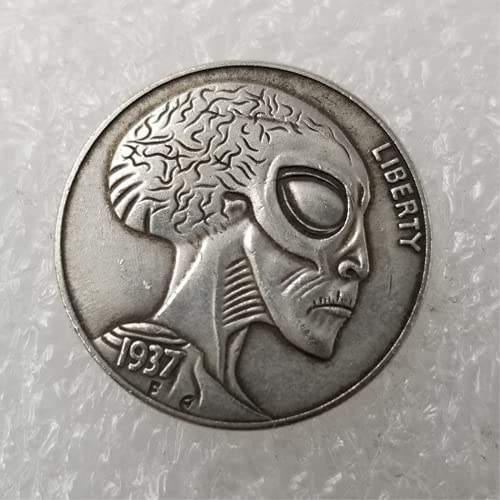 1937 U.S Hobo Coin - E.T Alien & Bull