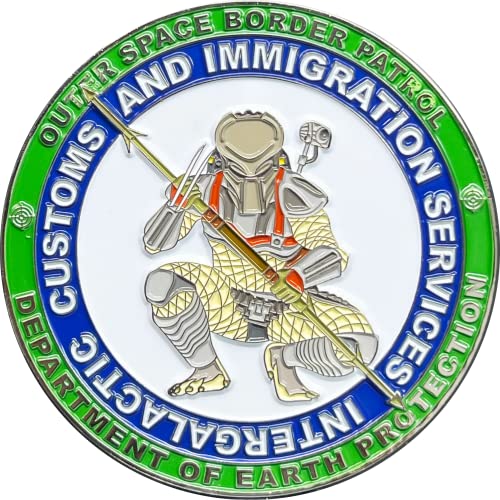 UFO BL14-009 Intergalactic Challenge Coin: Alien Patrol
