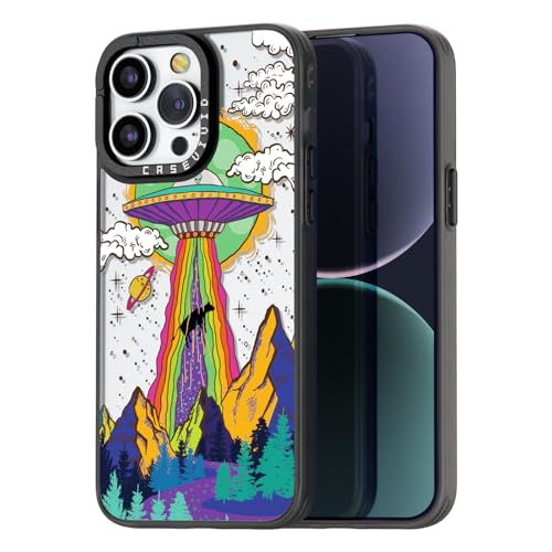 Girly UFO Print iPhone 15 Pro Max Case