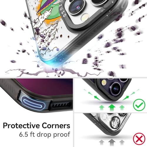 Girly UFO Pattern iPhone 15 Pro Max Case